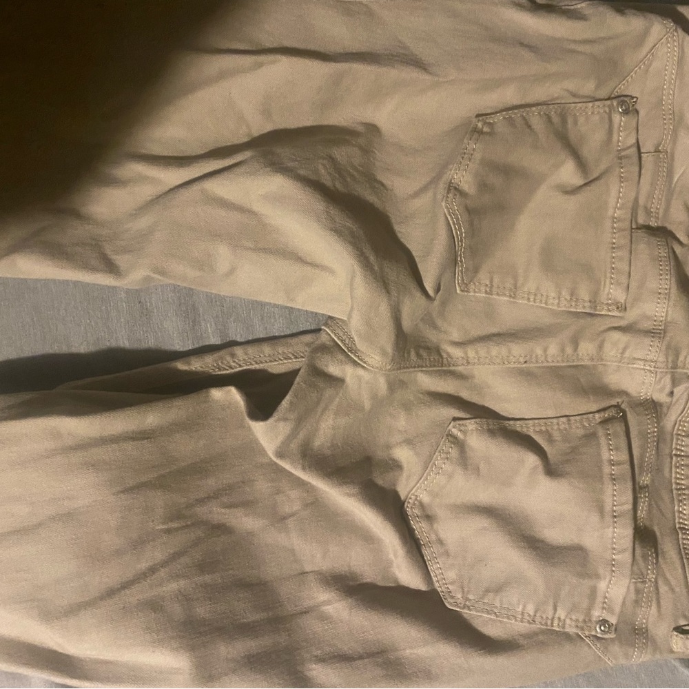 Tan skinny pants